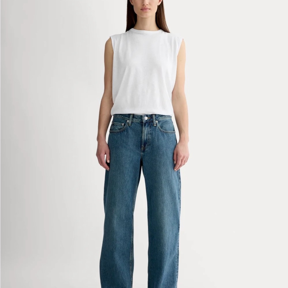 Everlane The Mid-Way Jean - Whisper Blue